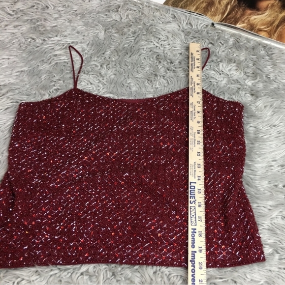 Ann Taylor Petites Beaded Silk Top New - Picture 4 of 6